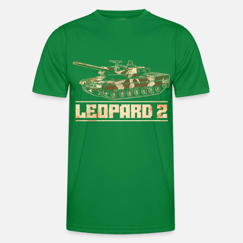 Leopard 2 Panzer T-shirt sport Homme