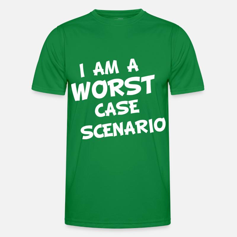 I am a worst case Scenario Männer Funktions-T-Shirt