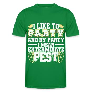 Schädlingsbekämpfung Beruf | Kammerjäger Geschenke - Männer Funktions-T-Shirt - Kelly Green - Vorne - AI Model Male 178 dark (178cm)