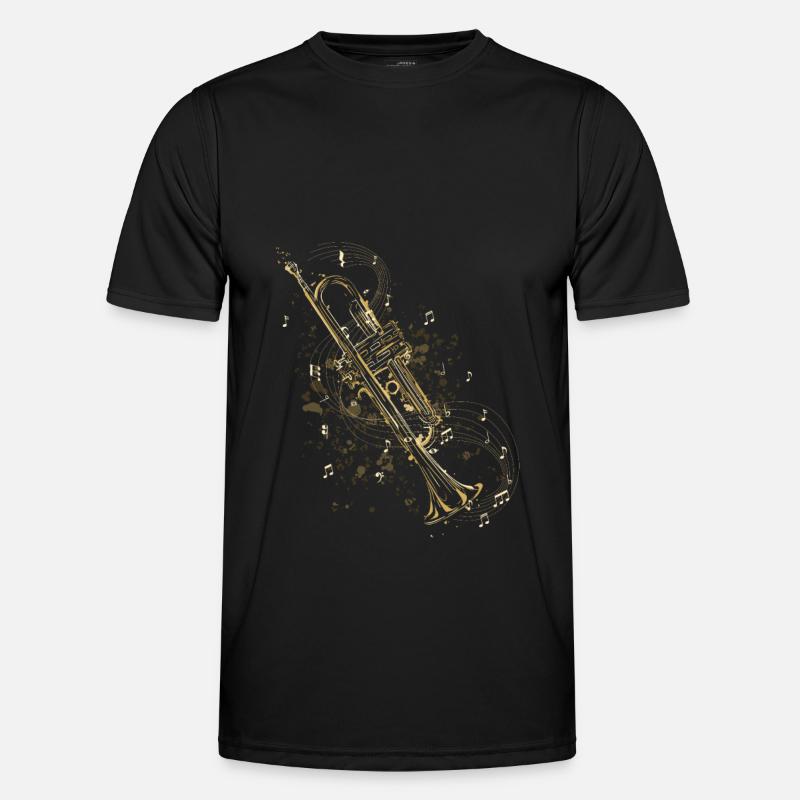 Trompete Männer Funktions-T-Shirt