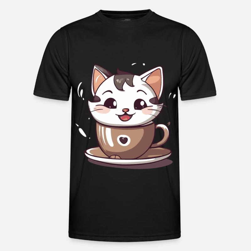 Chatcolate #1 - Men's Functional T-Shirt - black