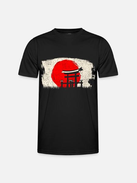 Architecture japonaise - T-shirt sport Homme - noir