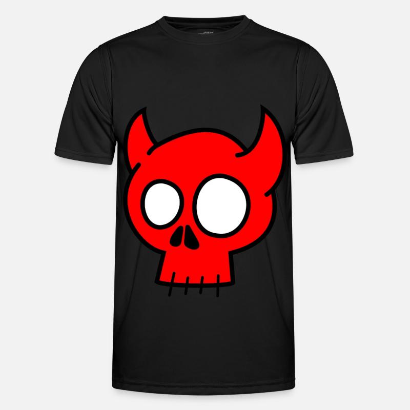 Tête de corps crâne T-shirt sport Homme