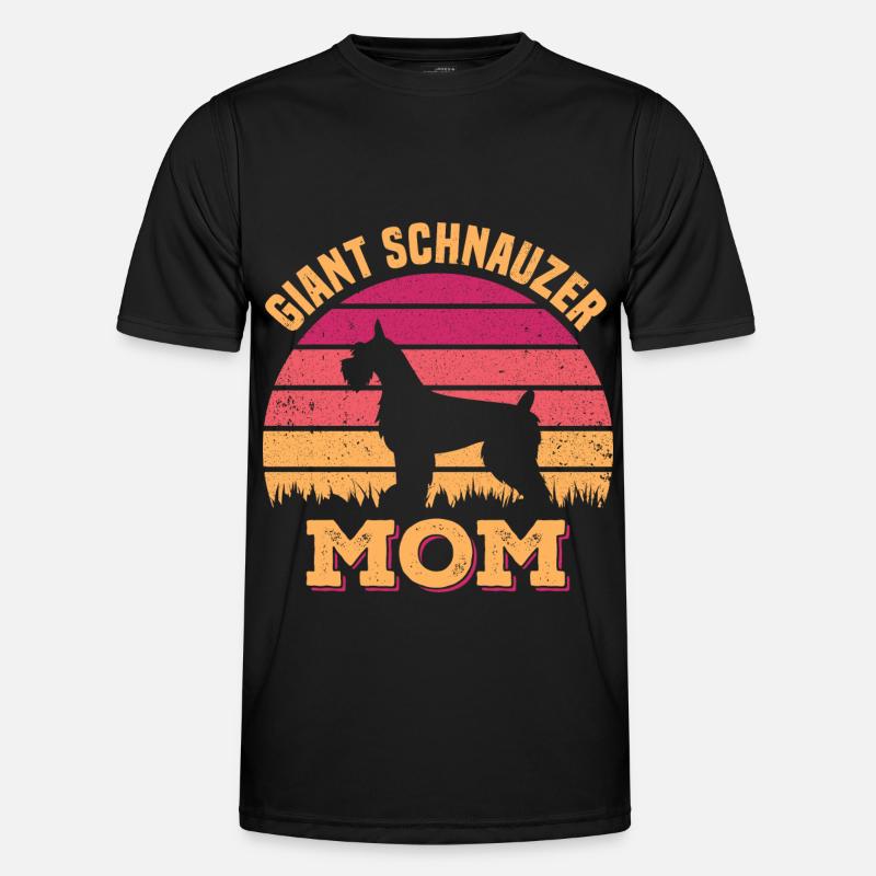 Schnauzer Männer Funktions-T-Shirt