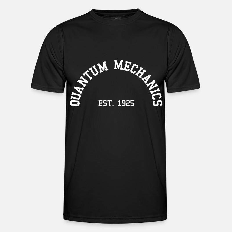 Quantum Mechanics - Est. 1925 (Half-Circle) - Men's Functional T-Shirt - black
