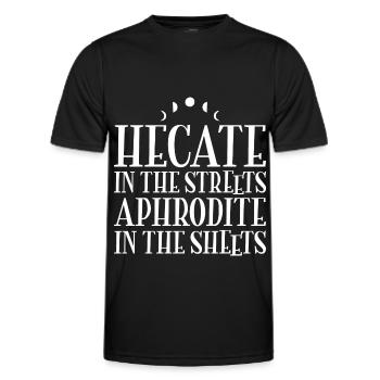 Hexen - Männer Funktions-T-Shirt - Schwarz - Vorne - AI Model Male 178 dark (178cm)