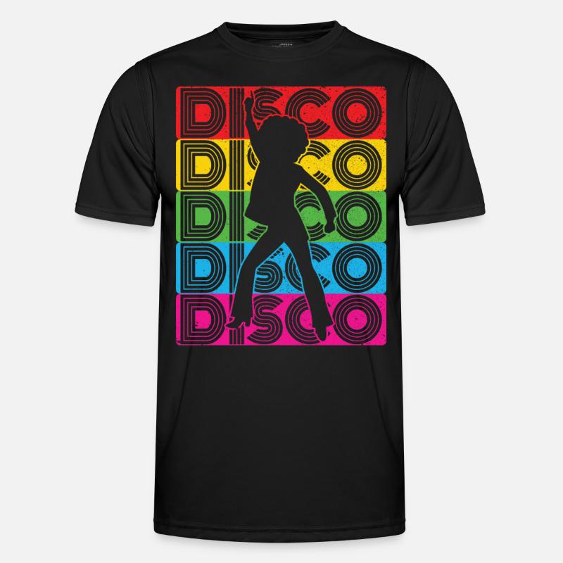 Disco 70s 80s Disco Party Outfit DiscoTheque Men's Functional T-Shirt