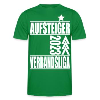 Aufsteiger Verbandsliga 2023 Aufstiegstrikot - Männer Funktions-T-Shirt - Kelly Green - Vorne - AI Model Male 178 dark (178cm)