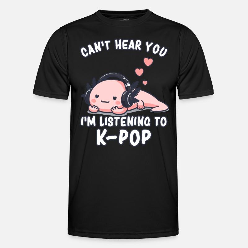 K-Pop KPop Musique Coréenne Axolotl T-shirt sport Homme