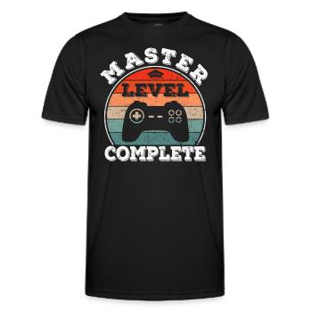 Maîtrise en administration des affaires - T-shirt sport Homme - noir - Devant - AI Model Male 178 dark (178cm)