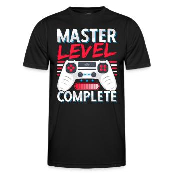 Maîtrise en administration des affaires - T-shirt sport Homme - noir - Devant - AI Model Male 178 dark (178cm)