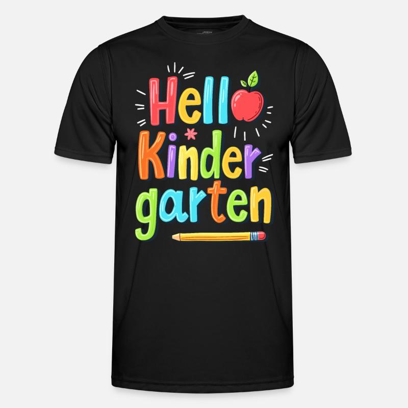 Kindergarten Einschulung Start Kindergartenkind Männer Funktions-T-Shirt