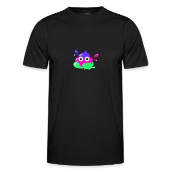 Colorful shit,shit , color - Men's Functional T-Shirt - black - Front - AI Model Male 178 dark (178cm)