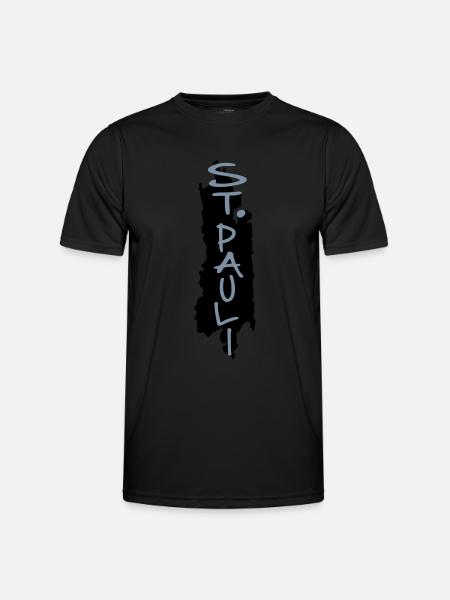st.pauli - Männer Funktions-T-Shirt - Schwarz