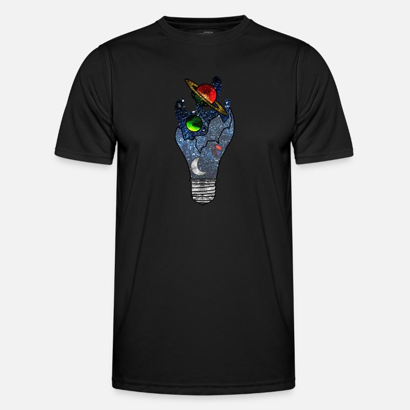 Kosmische Idee Männer Funktions-T-Shirt