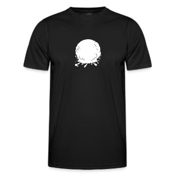 Schneeball der Schmilzt - Männer Funktions-T-Shirt - Schwarz - Vorne - AI Model Male 178 dark (178cm)