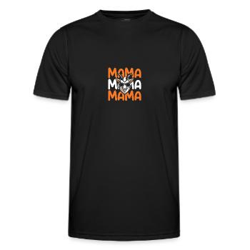 Mom Mom Goats - Men's Functional T-Shirt - black - Front - AI Model Male 178 dark (178cm)