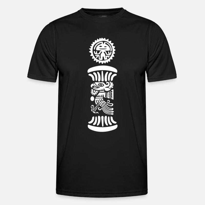 Silhouette Solar Totem - Men's Functional T-Shirt - black