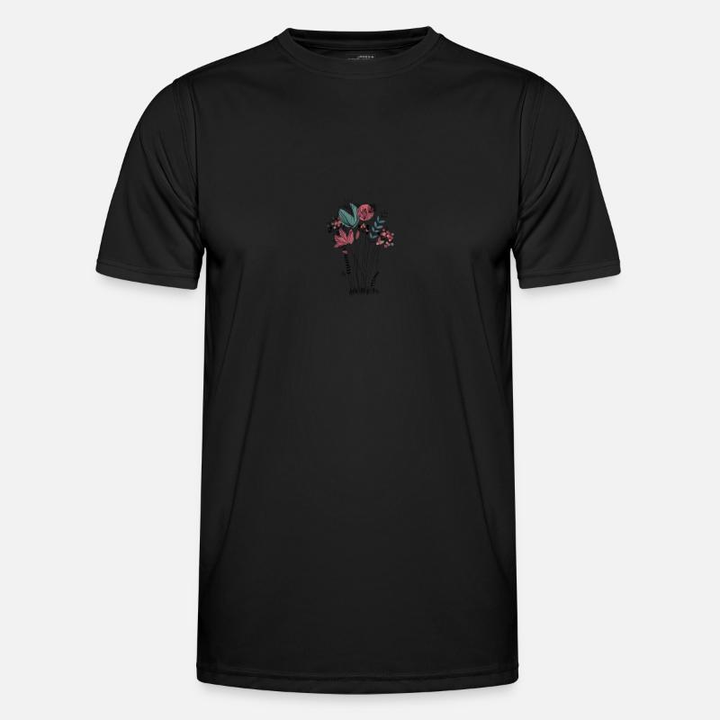 fleurs T-shirt sport Homme