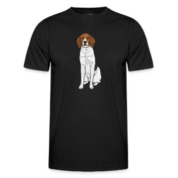 Arboriculture Walker Coonhound - T-shirt sport Homme - noir - Devant - AI Model Male 178 dark (178cm)