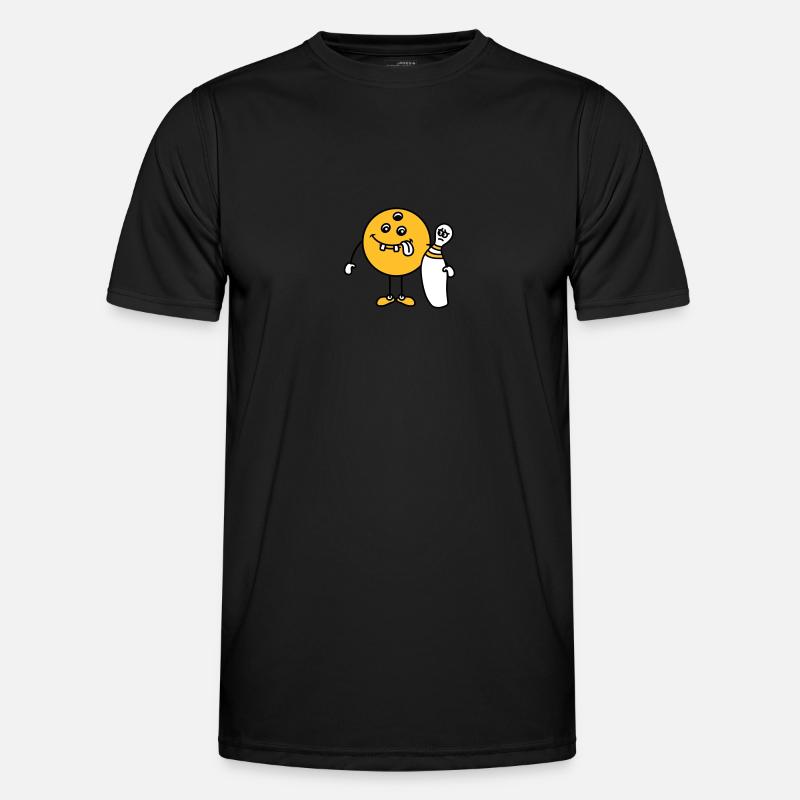 Funny Bowling Friends Männer Funktions-T-Shirt