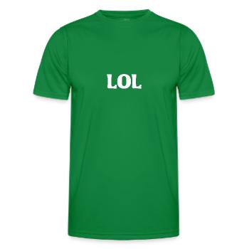 LOL - Männer Funktions-T-Shirt - Kelly Green - Vorne - AI Model Male 178 dark (178cm)