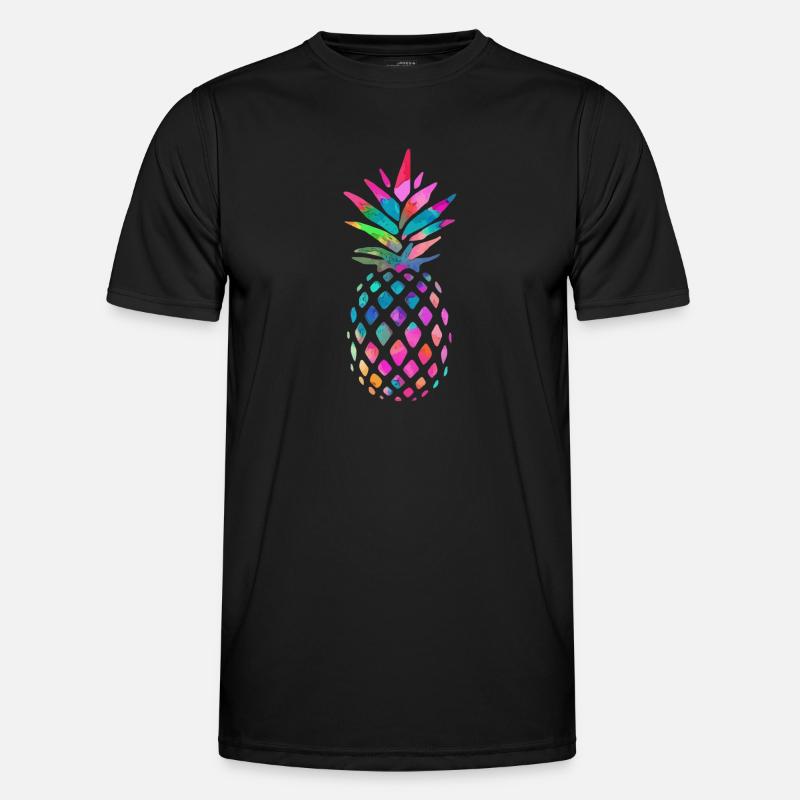 Rainbow Pineapple Men's Functional T-Shirt