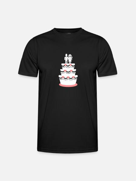 Wedding cake - Men's Functional T-Shirt - black