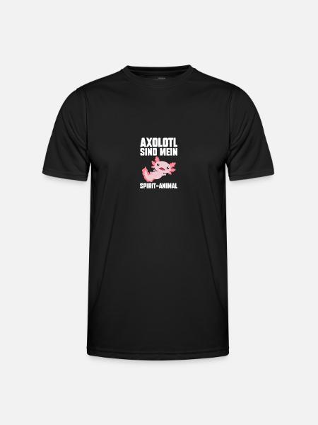 Axolotl - Men's Functional T-Shirt - black