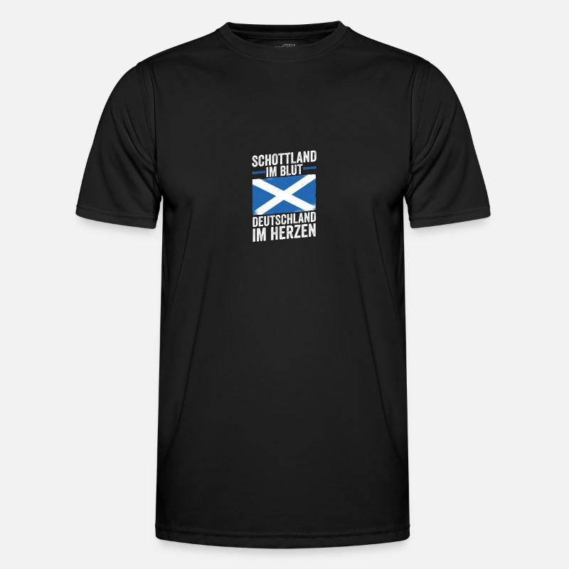 Scots Scottish German Scotland - Men's Functional T-Shirt - black