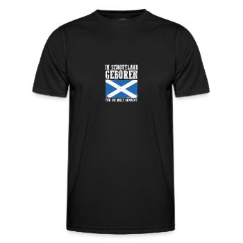Scots Scottish Scotland - Men's Functional T-Shirt - black - Front - AI Model Male 178 dark (178cm)