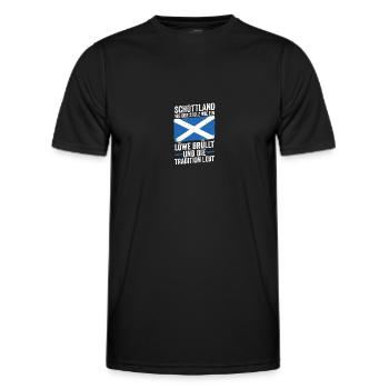 Scots Scottish Scotland - Men's Functional T-Shirt - black - Front - AI Model Male 178 dark (178cm)