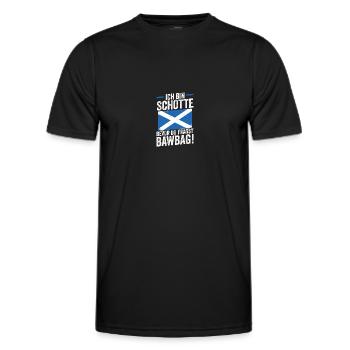 Scots Scottish Scotland - Men's Functional T-Shirt - black - Front - AI Model Male 178 dark (178cm)