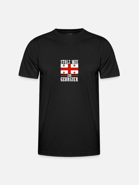 Georgian Georgia - Men's Functional T-Shirt - black