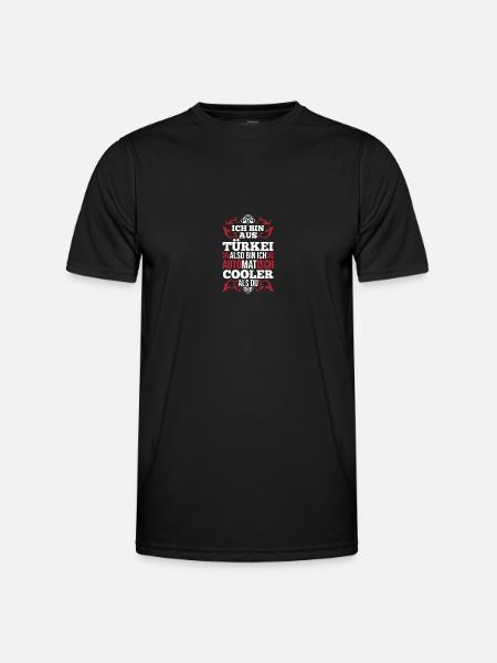 Turks Turkish Turkey - Men's Functional T-Shirt - black