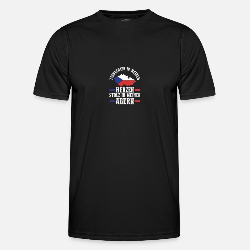 Czechs Czech Czech Republic - Men's Functional T-Shirt - black