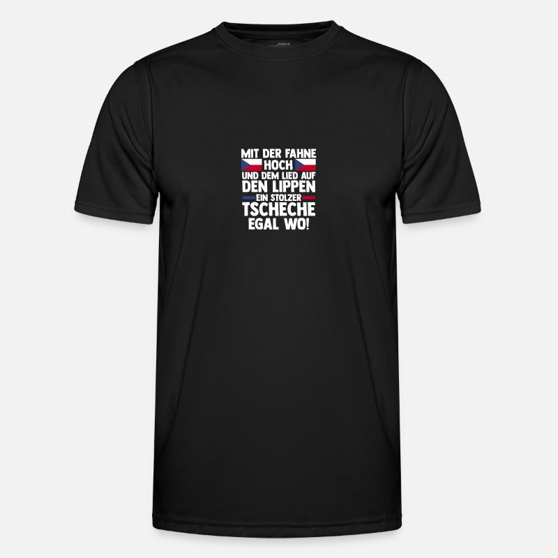 Czechs Czech Czech Republic - Men's Functional T-Shirt - black