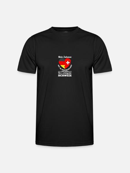 Swiss Germany Switzerland - Men's Functional T-Shirt - black