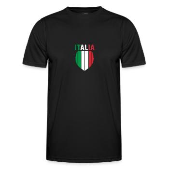 Italia Italian Italian Italy - Men's Functional T-Shirt - black - Front - AI Model Male 178 dark (178cm)