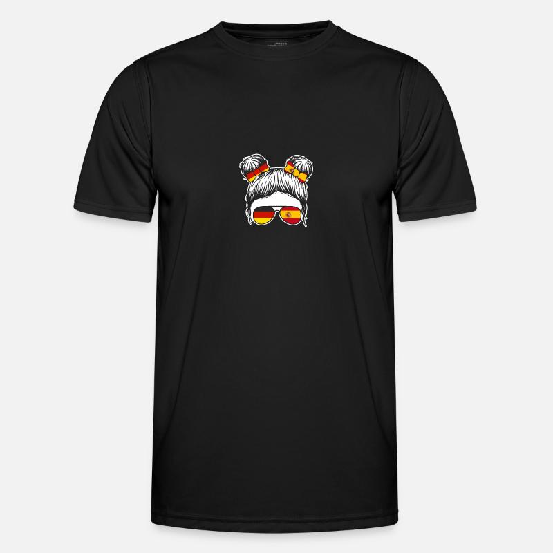 Spaniards Germany Spain - Men's Functional T-Shirt - black