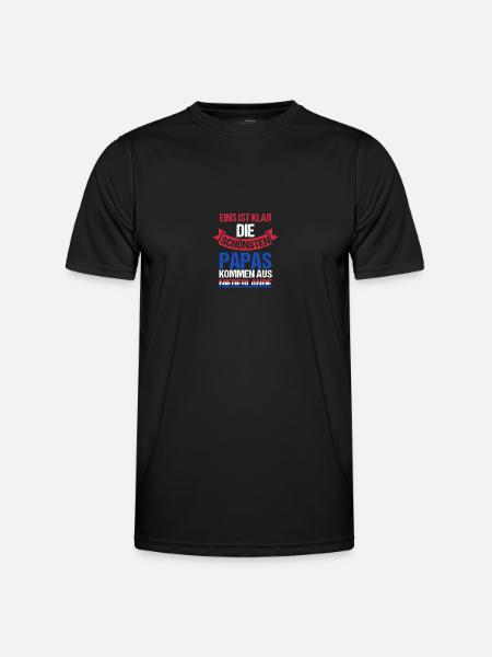 Holland Far Far Fars dag Hollandsk Hollandsk - Funktionsshirt til herrer - sort