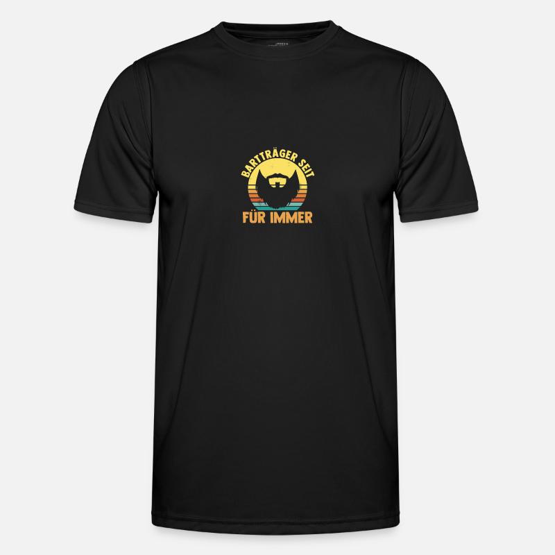 Bearded Bearded Beard - Men's Functional T-Shirt - black