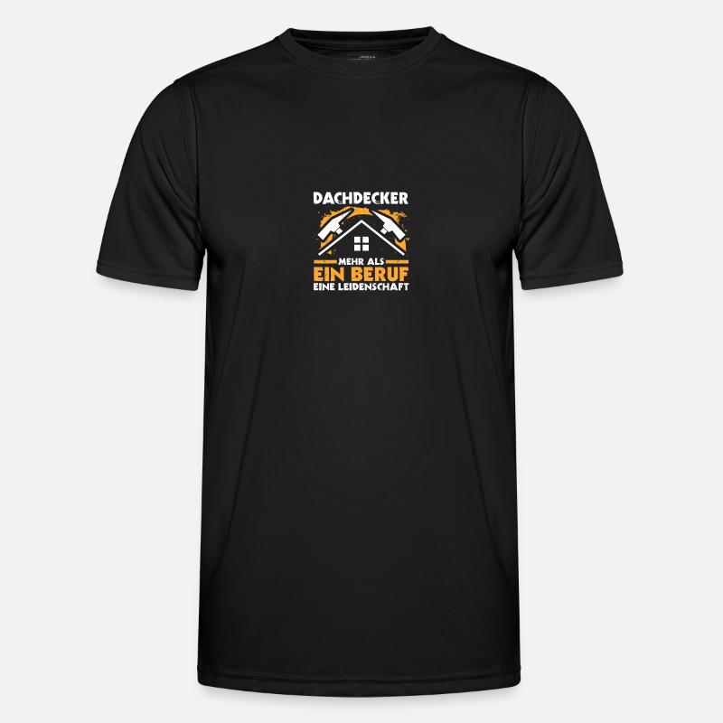 Master Roofer Roofer - Men's Functional T-Shirt - black