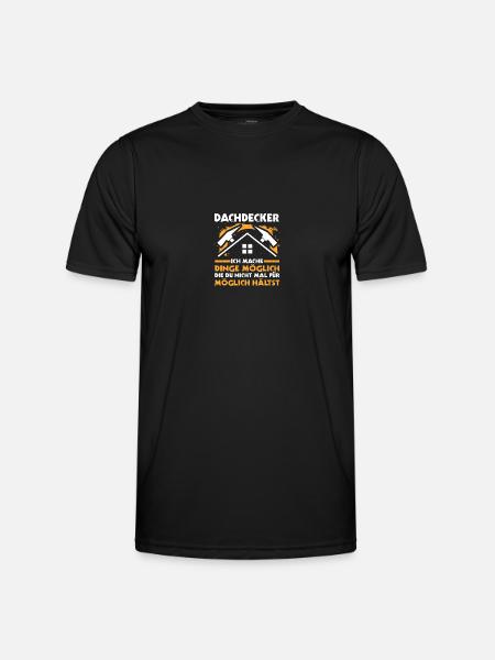 Master Roofer Roofer - Men's Functional T-Shirt - black
