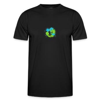 Archer Tir à l’arc - T-shirt sport Homme - noir - Devant - AI Model Male 178 dark (178cm)