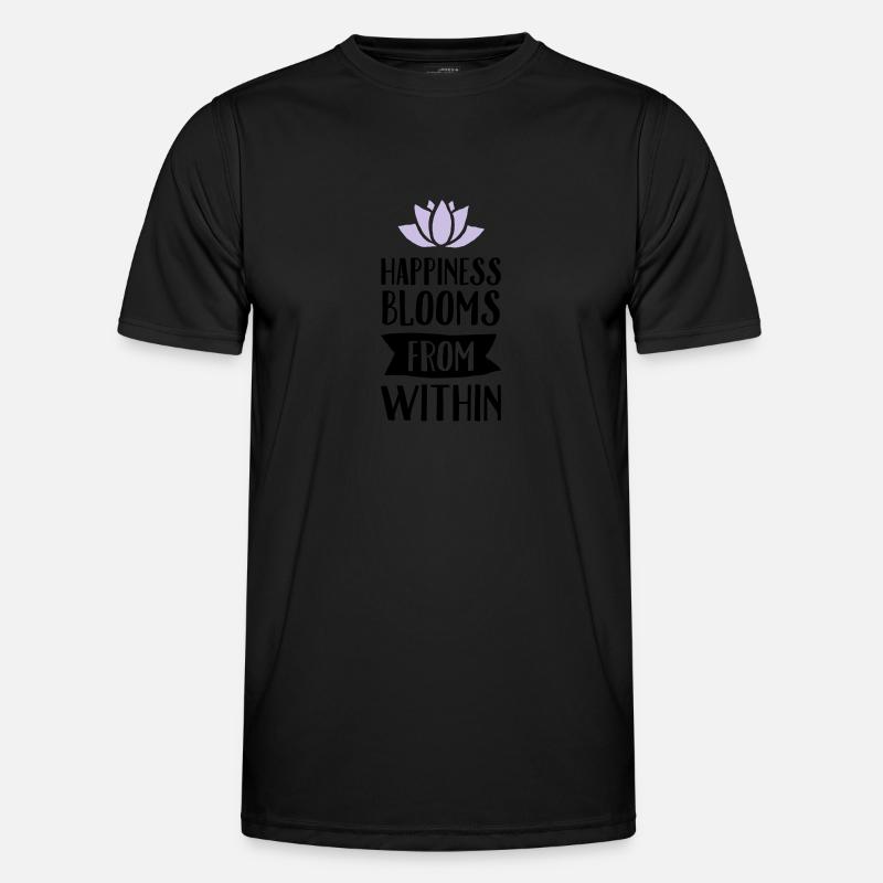 Happiness Blooms From Within T-shirt sport Homme