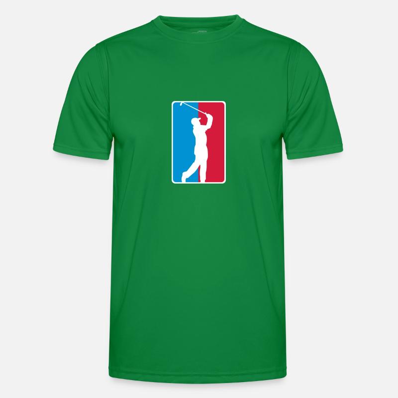 Golf Silhouette Logo Men's Functional T-Shirt