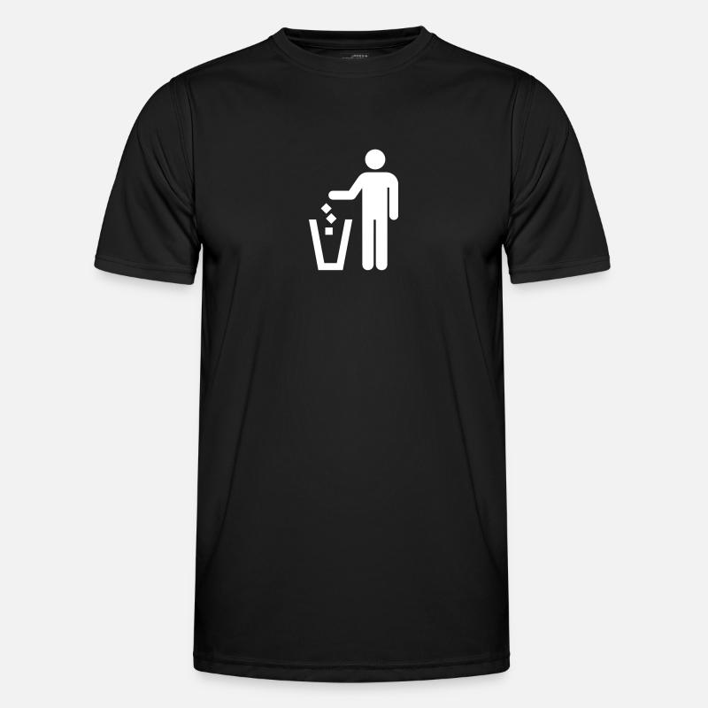 waste,waste container Men's Functional T-Shirt