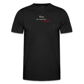 King of the Day-Year - Männer Funktions-T-Shirt - Schwarz - Vorne - AI Model Male 178 dark (178cm)
