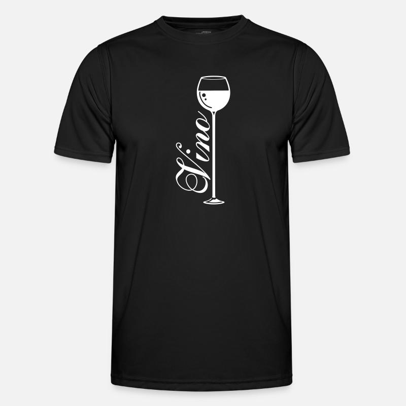 Wine Symbol Red Wine - Men's Functional T-Shirt - black